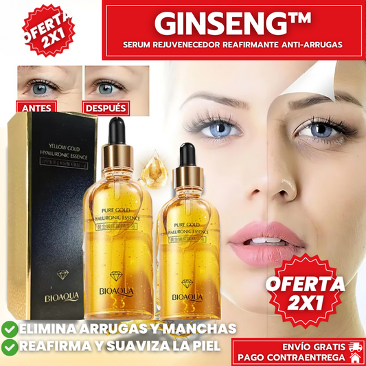 Oferta Especial 2x1: GinsengGlow Pro™ - Serum Rejuvenecedor Reafirmante Anti-Arrugas